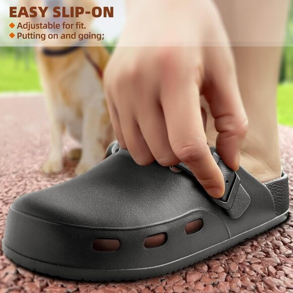 Women Clogs EVA Waterproof Slip-On Sandals Cushioned Footbed Unisex - Picture 9 of 9